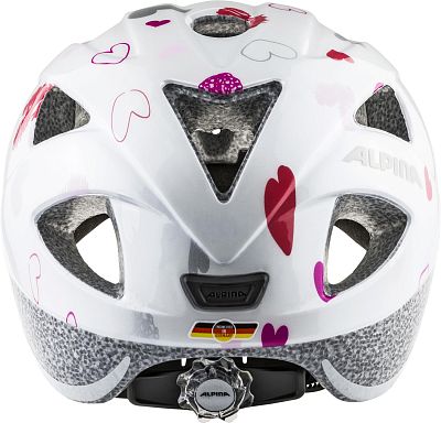 Превью Велошлем детские Шлем велосипедный ALPINA Ximo White Hearts Gloss